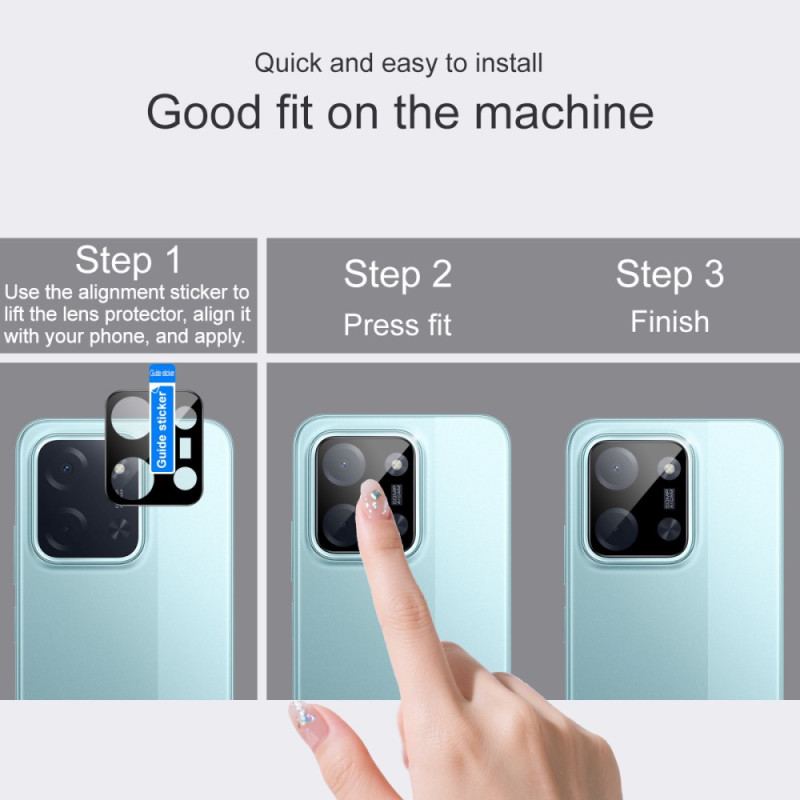 Linsskydd I Härdat Glas För Xiaomi Poco C85 (svart Version)