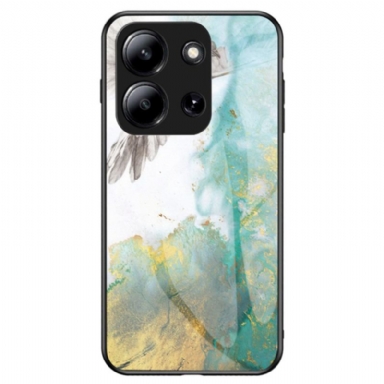 Skal Poco C85 Marmorerat Härdat Glas