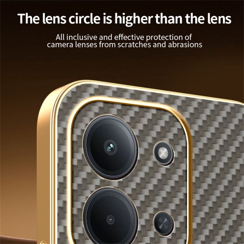 Skal Poco C85 Telefonfodral Kolfiberbeläggning