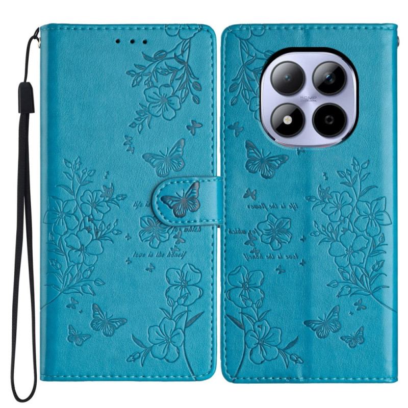 Fodral För Xiaomi Redmi Note 15 Pro 5g Blommig Gravyr