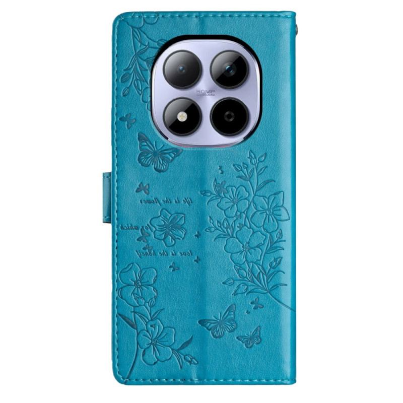 Fodral För Xiaomi Redmi Note 15 Pro 5g Blommig Gravyr