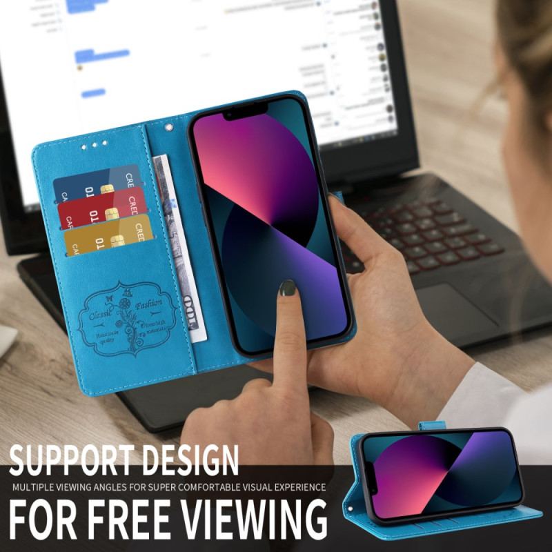Fodral För Xiaomi Redmi Note 15 Pro 5g Fjärilar Och Blommor