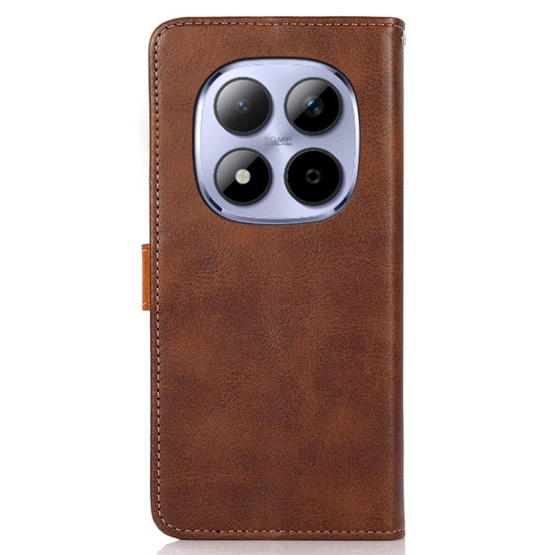 Fodral För Xiaomi Redmi Note 15 Pro 5g Khazneh Guldspänne