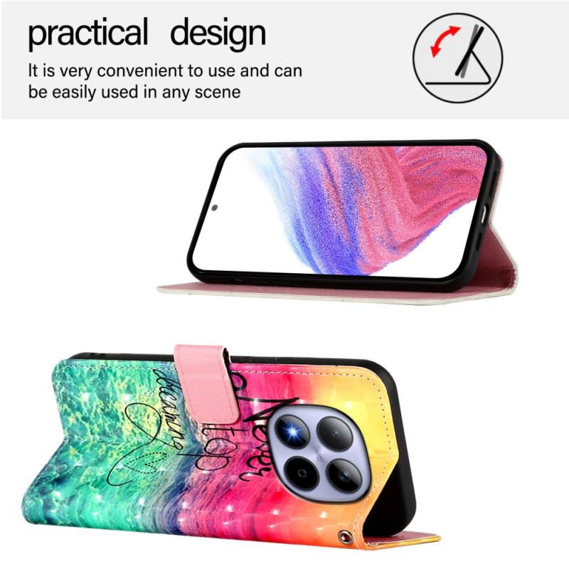 Fodral För Xiaomi Redmi Note 15 Pro 5g Sluta Aldrig Drömma