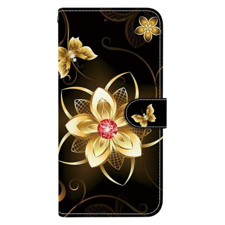 Fodral Xiaomi Redmi Note 15 Pro 5g Gyllene Blomma