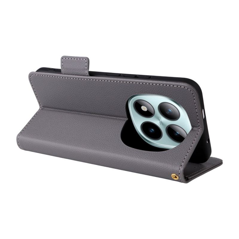 Fodral Xiaomi Redmi Note 15 Pro 5g Konstläder Med Rem