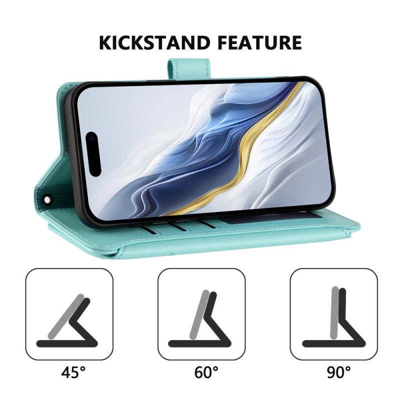 Fodral Xiaomi Redmi Note 15 Pro 5g Plånbok Med 6 Kortfack