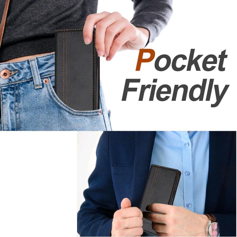 Folio-fodral Xiaomi Redmi Note 15 Pro 5g Sömnad