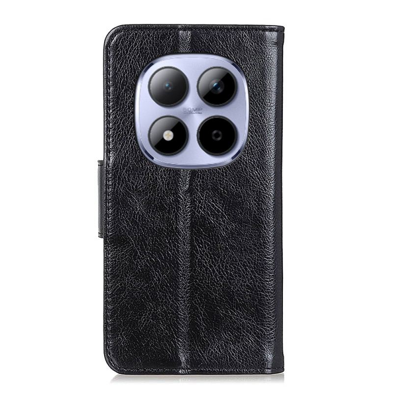 Läderfodral Xiaomi Redmi Note 15 Pro 5g Telefonfodral Nappa Texturerat Läder