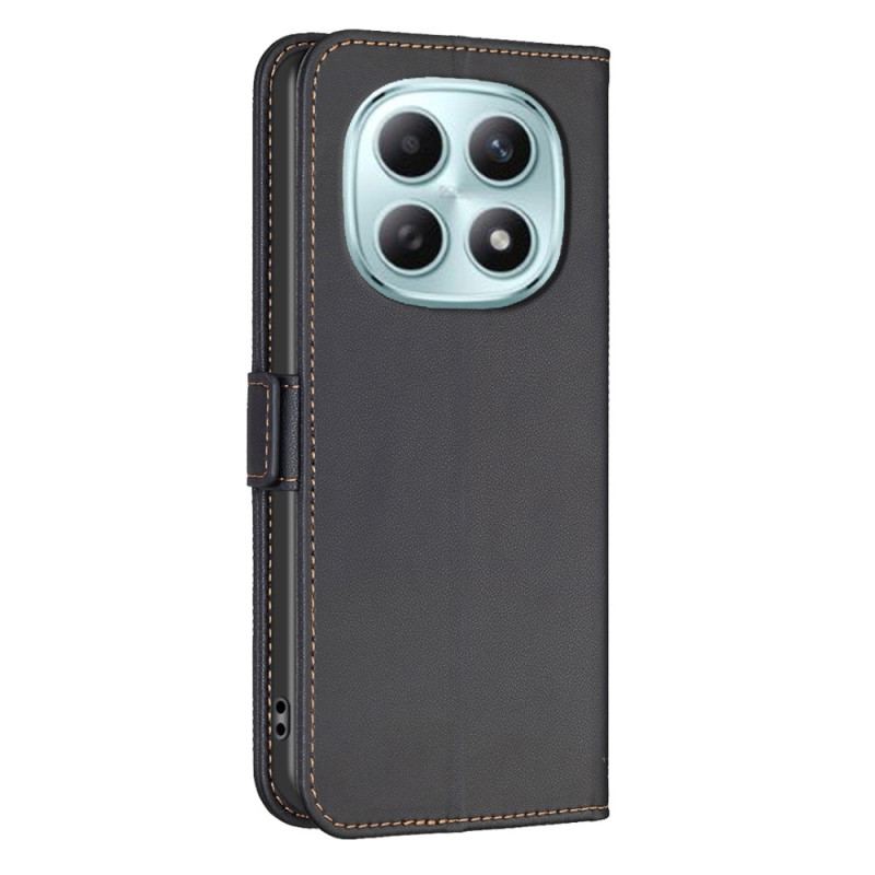 Läderfodral Xiaomi Redmi Note 15 Pro 5g Telefonfodral Plånbok I Binfen-färg