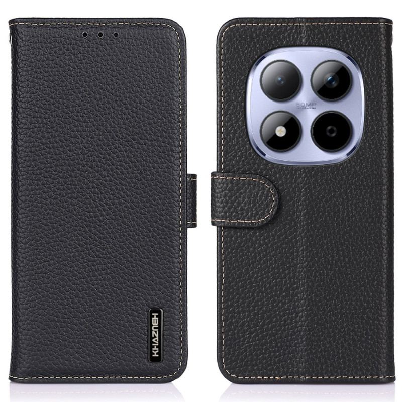 Läderskal Fodral Xiaomi Redmi Note 15 Pro 5g Khazneh-läder