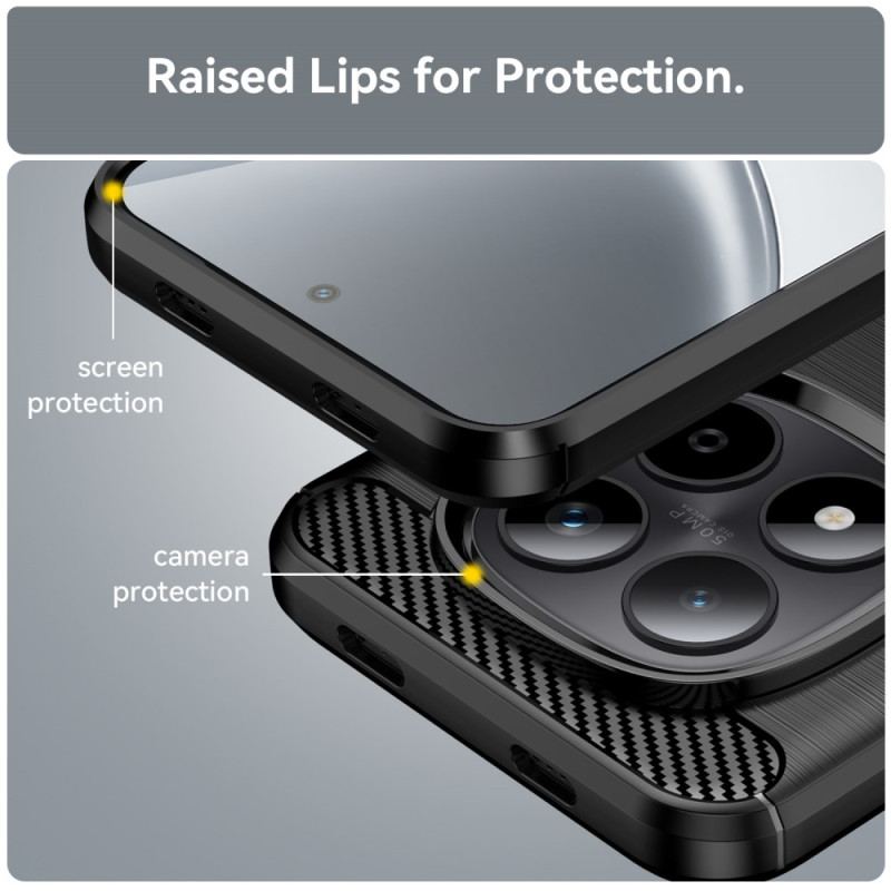 Skal Xiaomi Redmi Note 15 Pro 5g Borstad Kolfiber