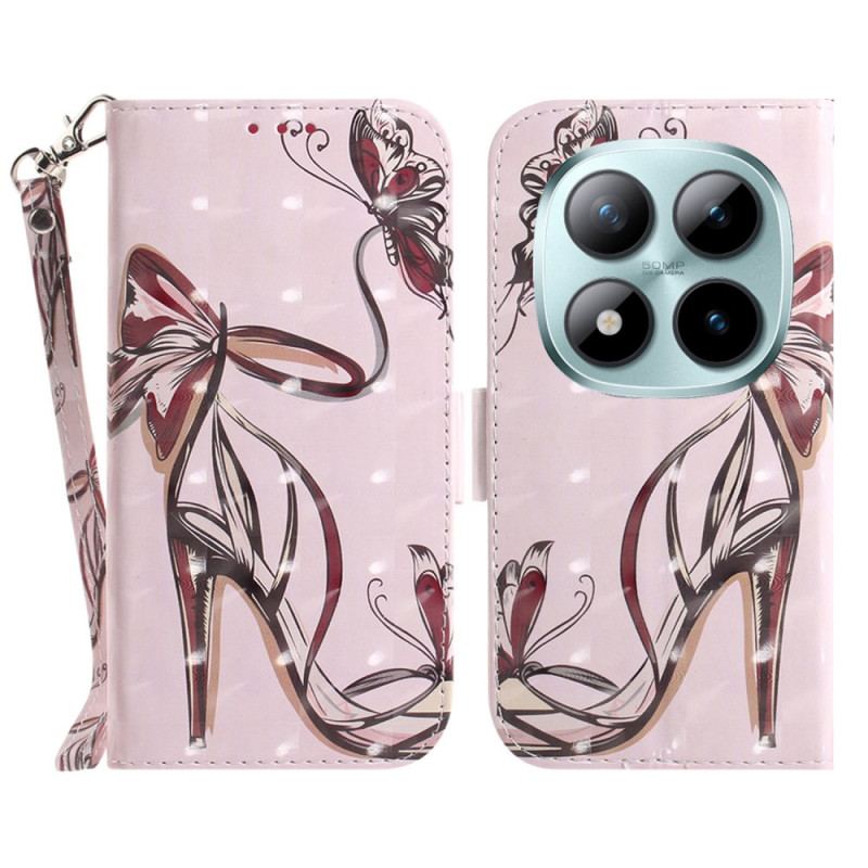 Skyddsfodral Xiaomi Redmi Note 15 Pro 5g Höga Klackar Med Remmar