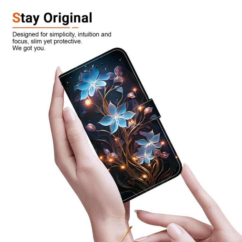 Fodral Xiaomi Redmi Note 14 4g Blommönster