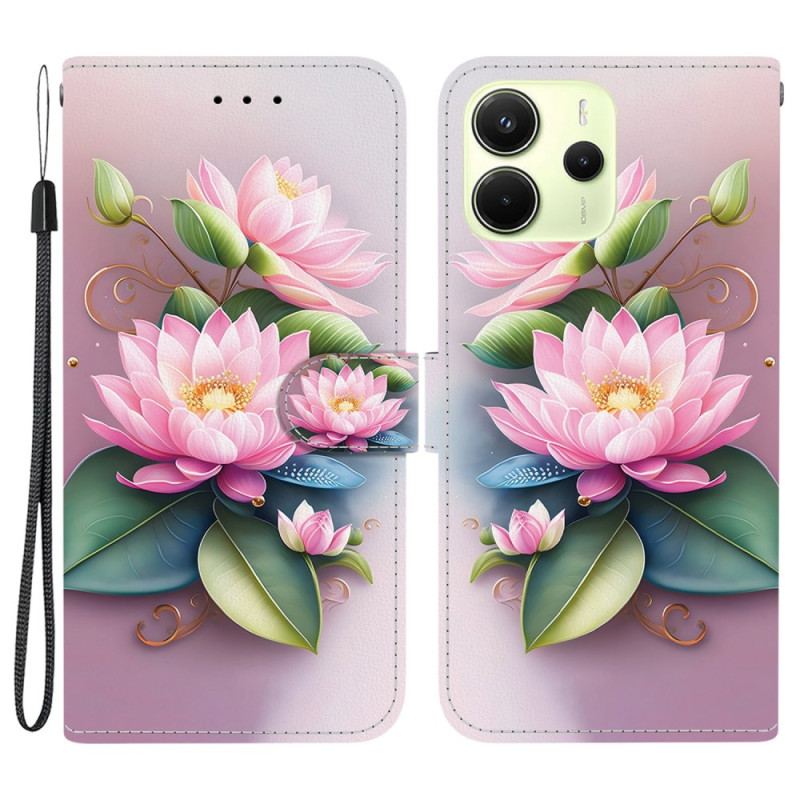 Fodral Xiaomi Redmi Note 14 4g Lotusblomma