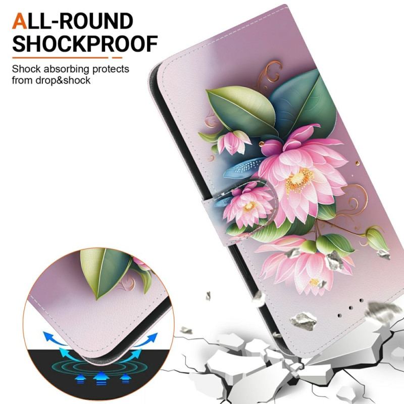 Fodral Xiaomi Redmi Note 14 4g Lotusblomma