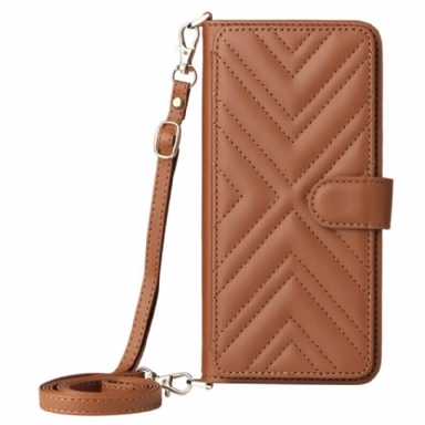 Fodral Xiaomi Redmi Note 14 4g Premiumplånbok Med Rem Och Axelrem