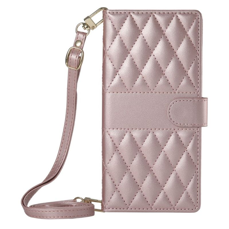 Fodral Xiaomi Redmi Note 14 4g Quiltad Med Rem Och Axelrem