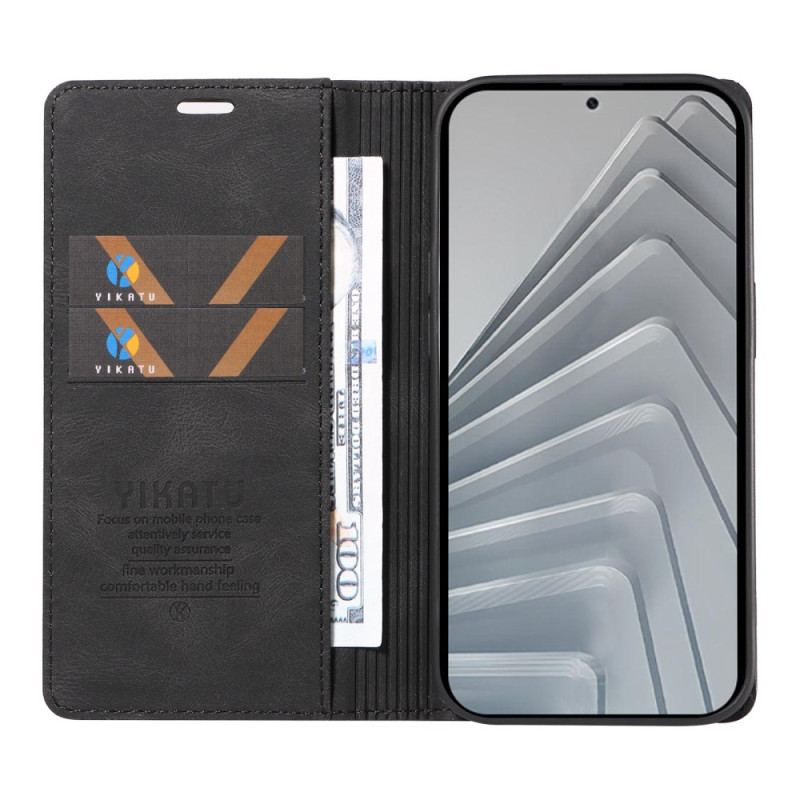 Folio-fodral Xiaomi Redmi Note 14 4g Ykatu Beige Mockaeffekt