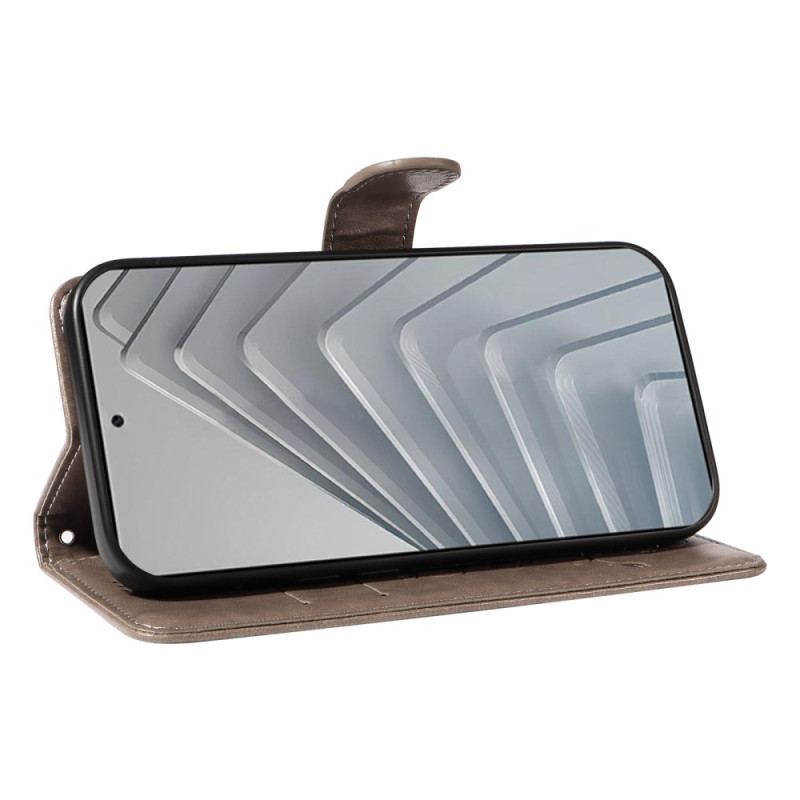 Läderfodral Xiaomi Redmi Note 14 4g Telefonfodral Blommönster