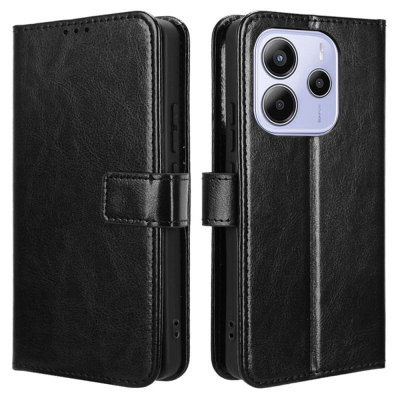 Läderfodral Xiaomi Redmi Note 14 4g Telefonfodral Prickig Konstläder