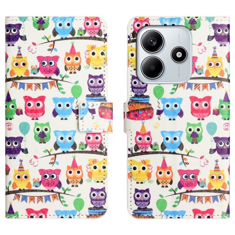 Läderfodral Xiaomi Redmi Note 14 4g Telefonfodral Uggelstam