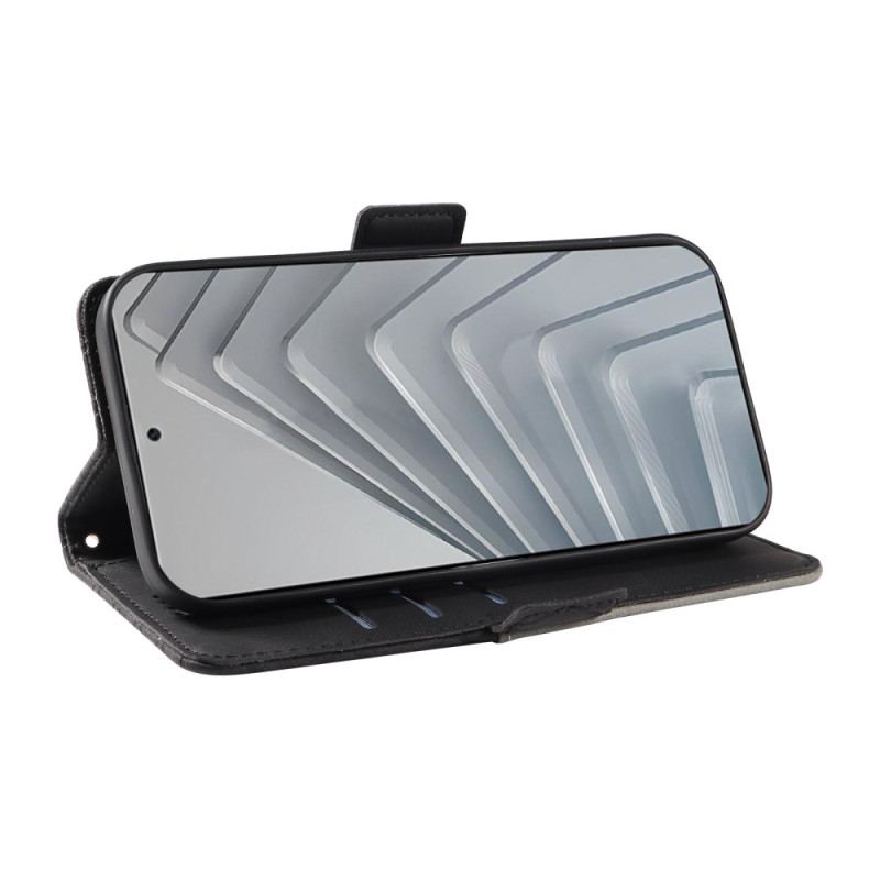 Läderskal Fodral Xiaomi Redmi Note 14 4g Diamantmönster