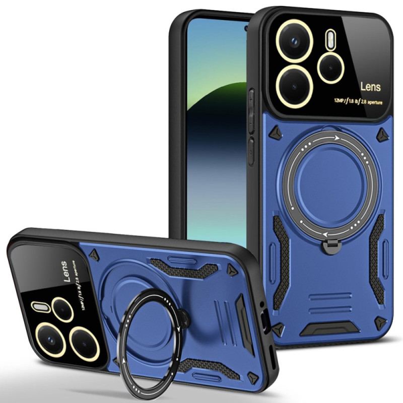 Skal För Xiaomi Redmi Note 14 4g Magnetisk Roterande Stativ