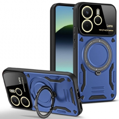 Skal För Xiaomi Redmi Note 14 4g Magnetisk Roterande Stativ