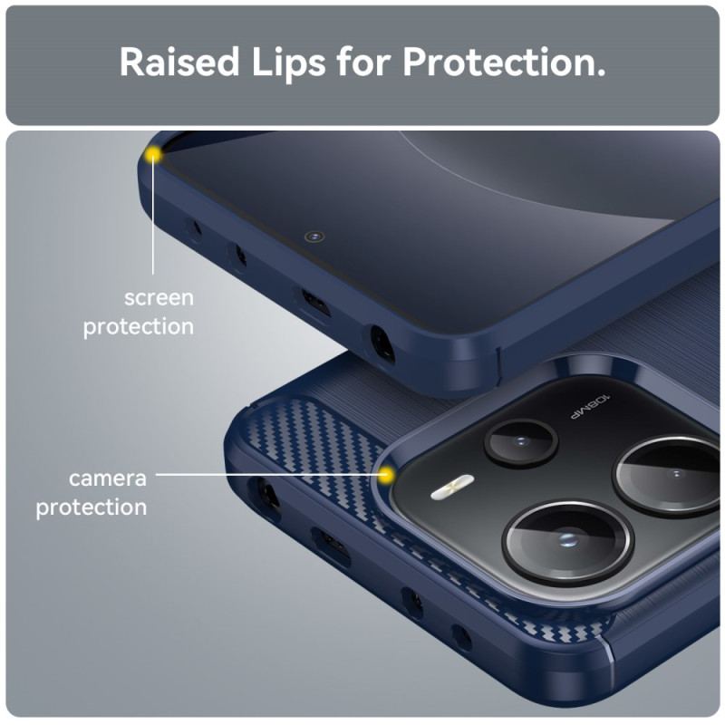 Skal Xiaomi Redmi Note 14 4g Borstad Kolfiber