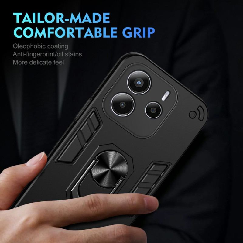 Skal Xiaomi Redmi Note 14 4g Telefonfodral Hybrid Med Ringhållare