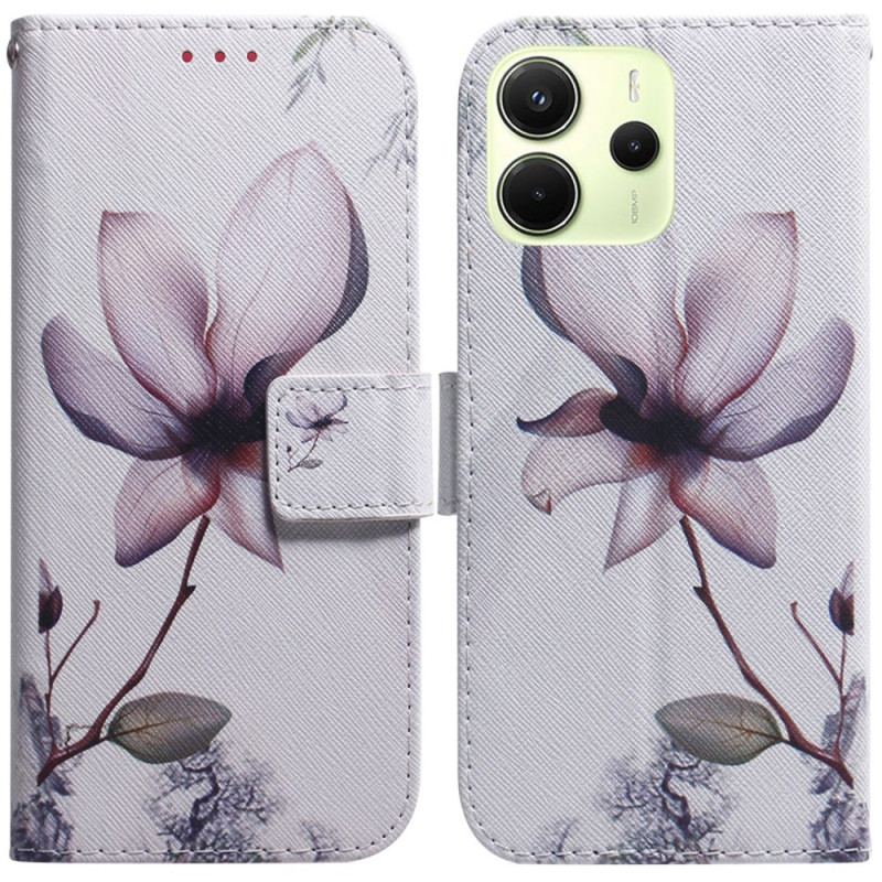 Skyddsfodral Xiaomi Redmi Note 14 4g Rosa Blomma