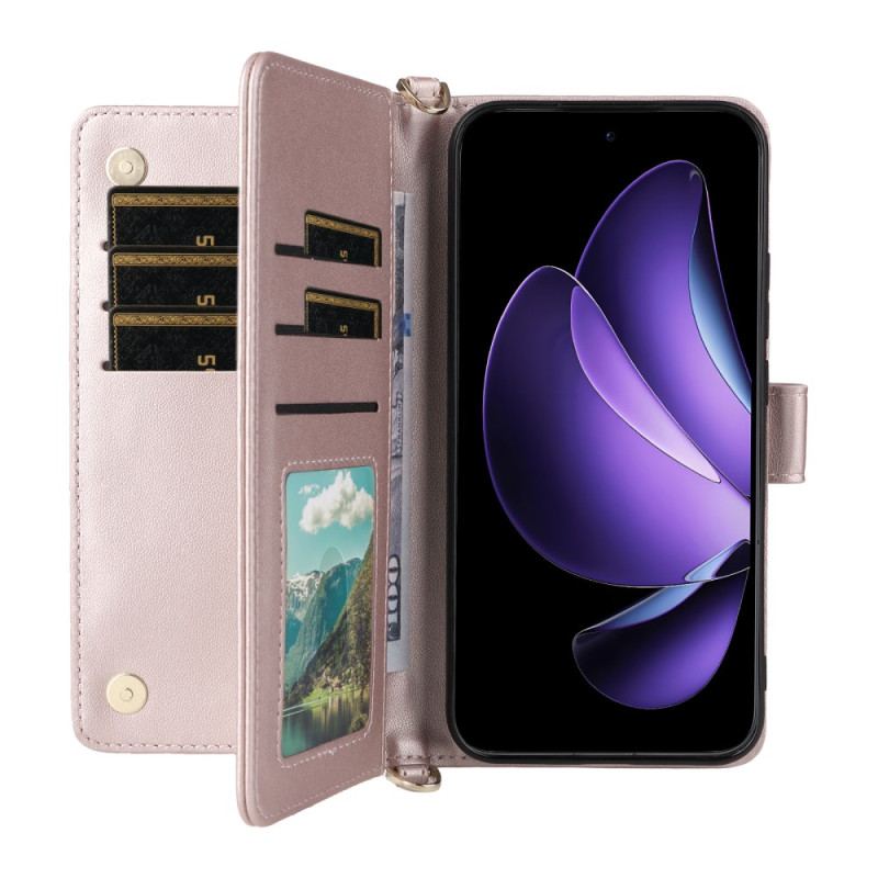 Fodral Oppo Reno 13 5g Retrodesign Med Rem Och Axelrem