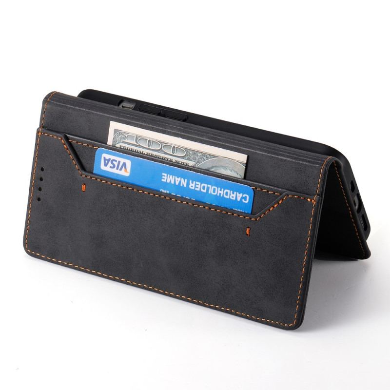 Folio-fodral Oppo Reno 13 5g Telefonfodral Vintage Rfid-plånbok