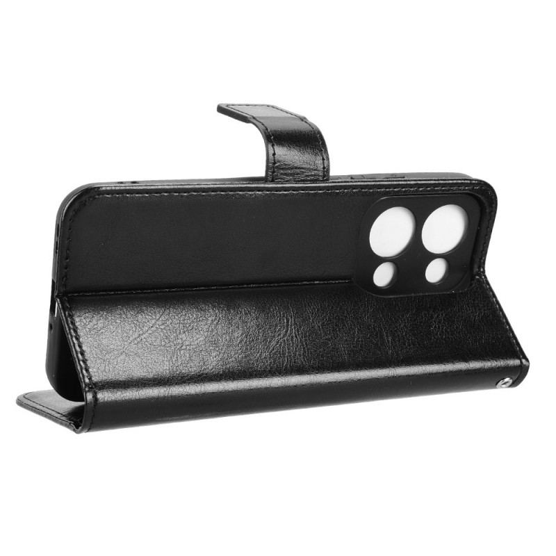 Läderfodral Oppo Reno 13 5g Telefonfodral Flashigt Konstläder