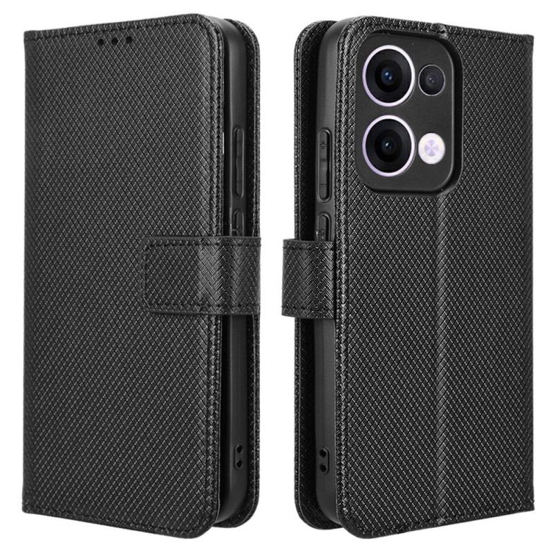 Läderfodral Oppo Reno 13 5g Telefonfodral Rem Med Prickar