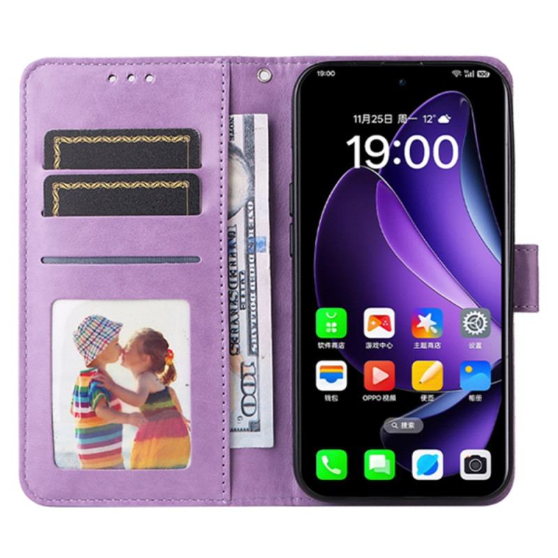 Läderfodral Oppo Reno 13 5g Telefonfodral Solros