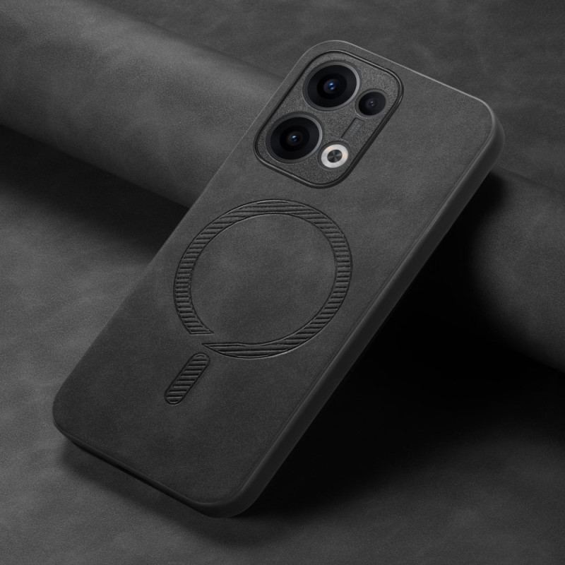 Skal Oppo Reno 13 5g Magsafe-kompatibel Lädereffekt