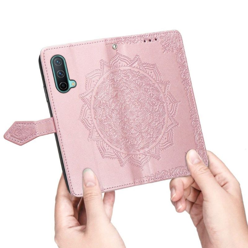 Fodral För OnePlus Nord CE 5G Mandala Relief I Konstläder