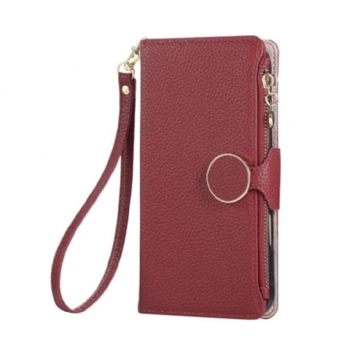 Fodral För Xiaomi 17 Pro Max Vintage Plånbok Med Dragkedja