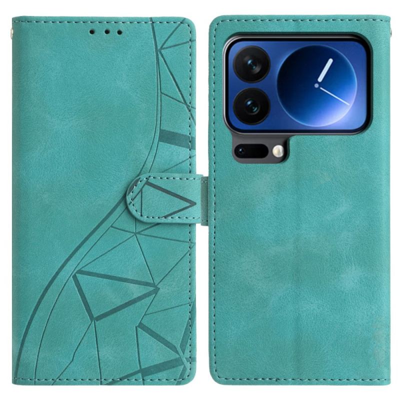 Fodral Xiaomi 17 Pro Max Triangelmönster