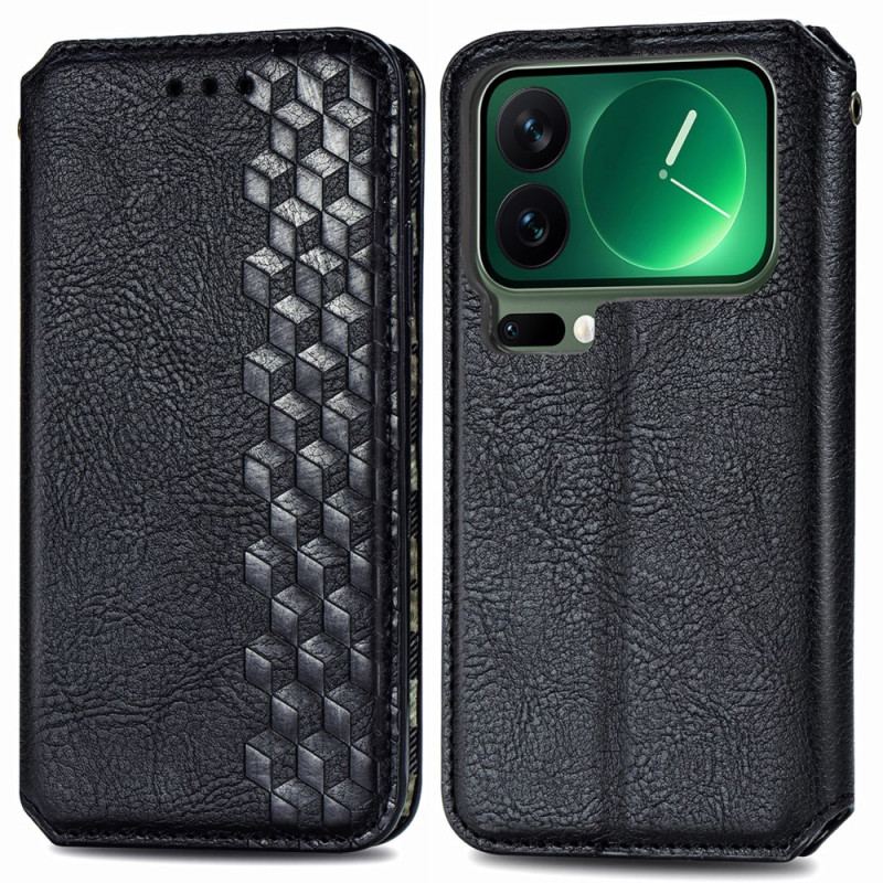 Folio-fodral Xiaomi 17 Pro Max Diamantmönster