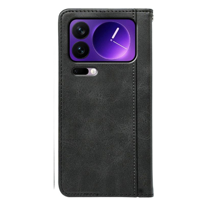 Folio-fodral Xiaomi 17 Pro Max Kantband