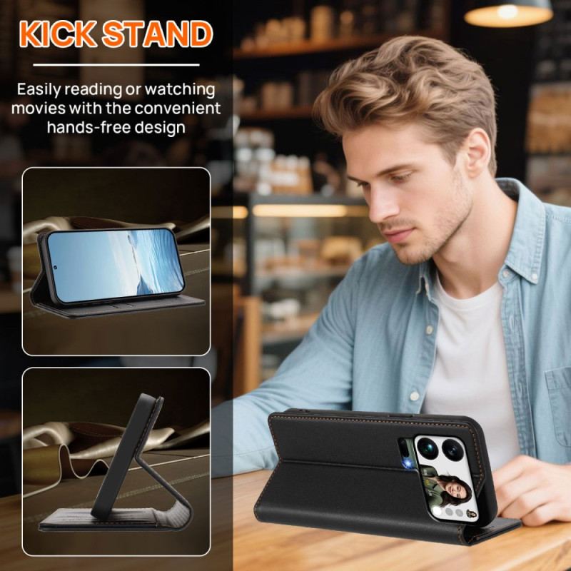 Folio-fodral Xiaomi 17 Pro Max Magnetisk Stängning Och Rfid-skydd