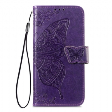 Läderskal Fodral Xiaomi 17 Pro Max Fjärilsdesign