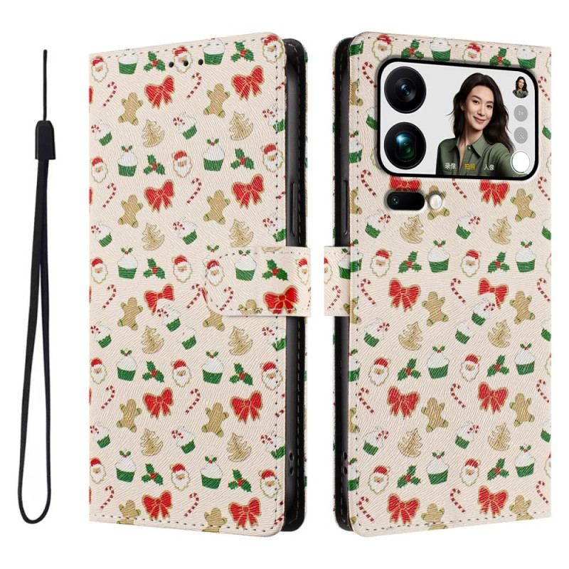 Läderskal Fodral Xiaomi 17 Pro Max Jul