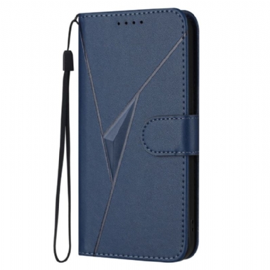 Läderskal Fodral Xiaomi 17 Pro Max Triangelmönster