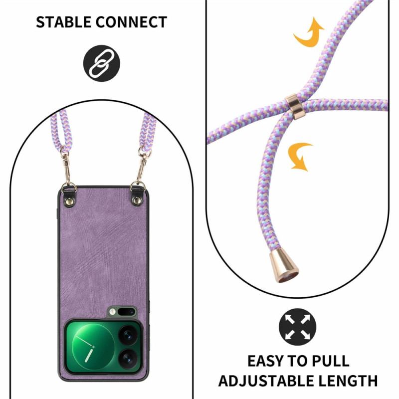 Skal För Xiaomi 17 Pro Max Lädereffekt