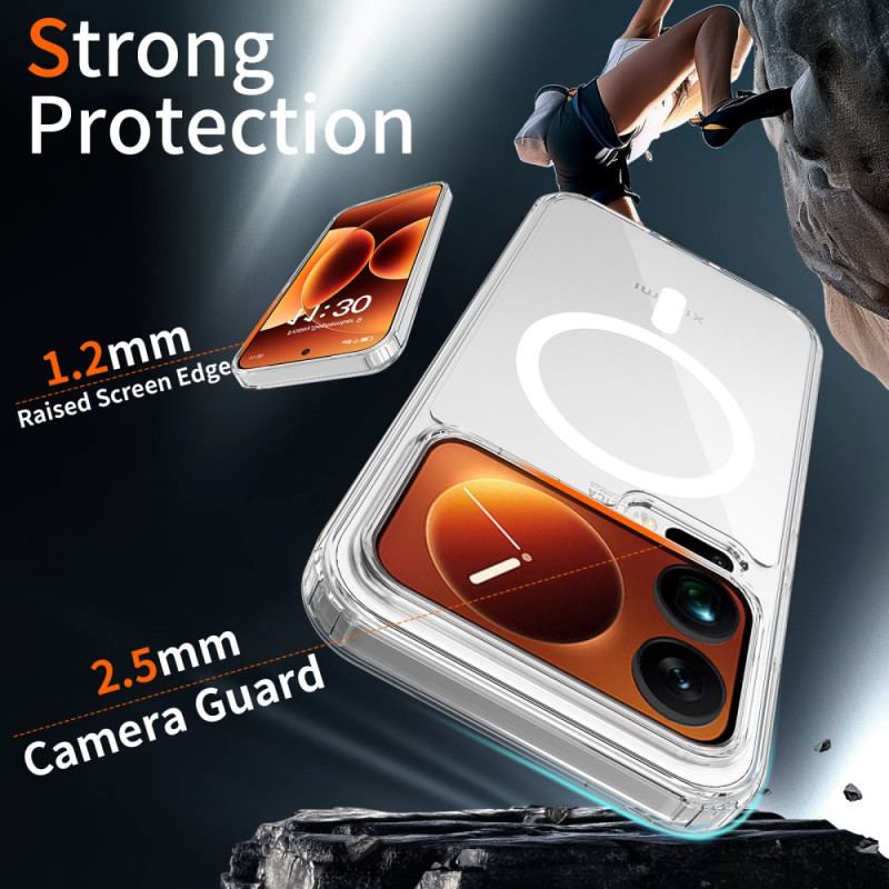 Skal Xiaomi 17 Pro Max Hybrid Transparent Magnetiskt