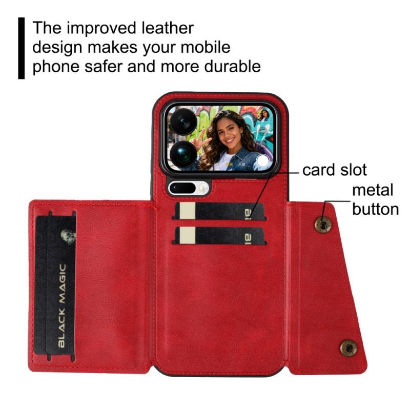 Skal Xiaomi 17 Pro Max Korthållare Med Lädereffekt